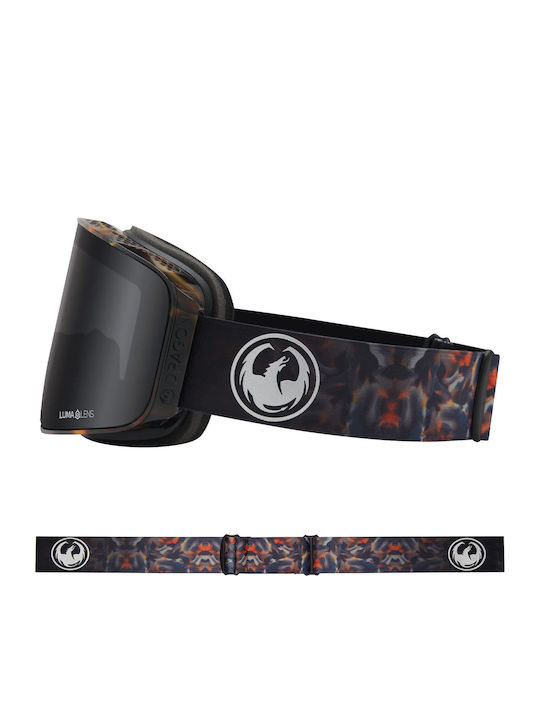 Dragon Nfx Otg Snow Goggles Fireleaf Lumalens Dark Smoke Bonus Lumalens Amber Lens