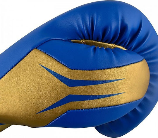 Adidas Speed Tilt 350 mănuși de box cu cordon Adidas Spd350tg - albastru - auriu