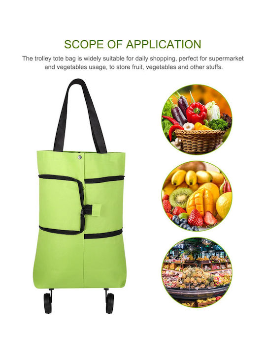 Shopping Bag in Green color