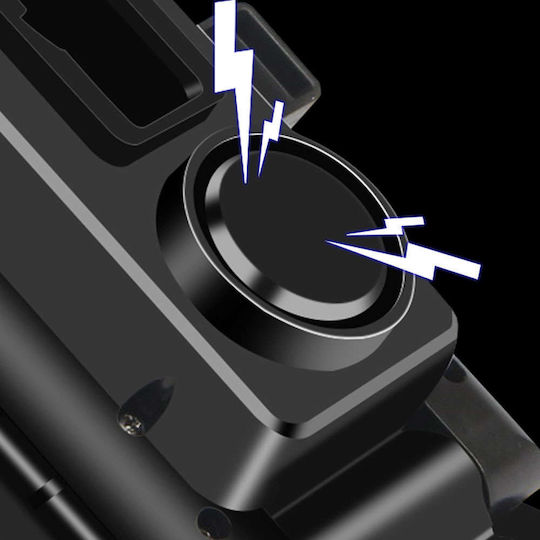 4 1 Δυνατά Led Ηλεκτρική Κόρνα Powerbank 3000mah Βάση Στήριξης Ποδηλάτου για Κινητό