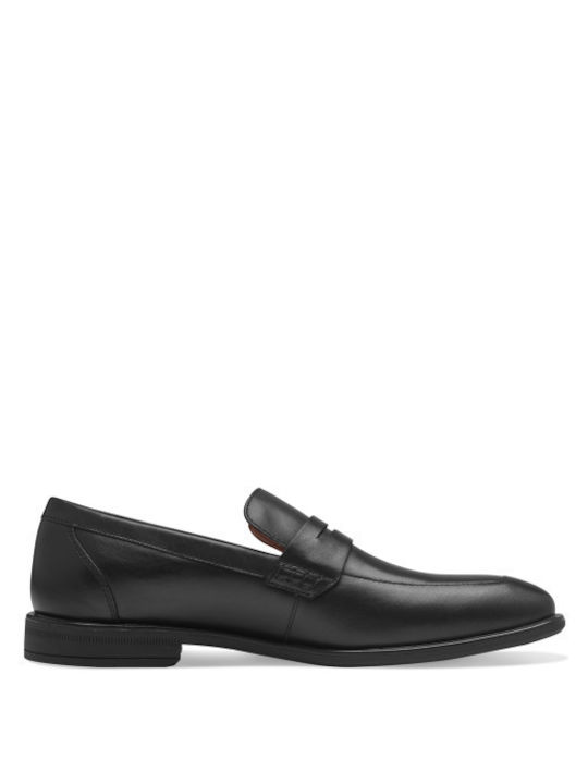 Tamaris Men's Leather Moccasins Black