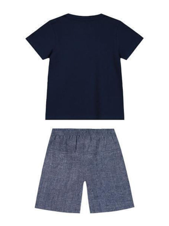 Energiers Kinder Set mit Shorts Sommer 2Stück Blue