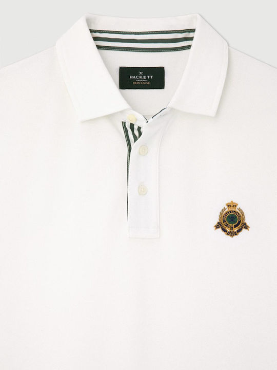 Polo Short Sleeve Blouse White
