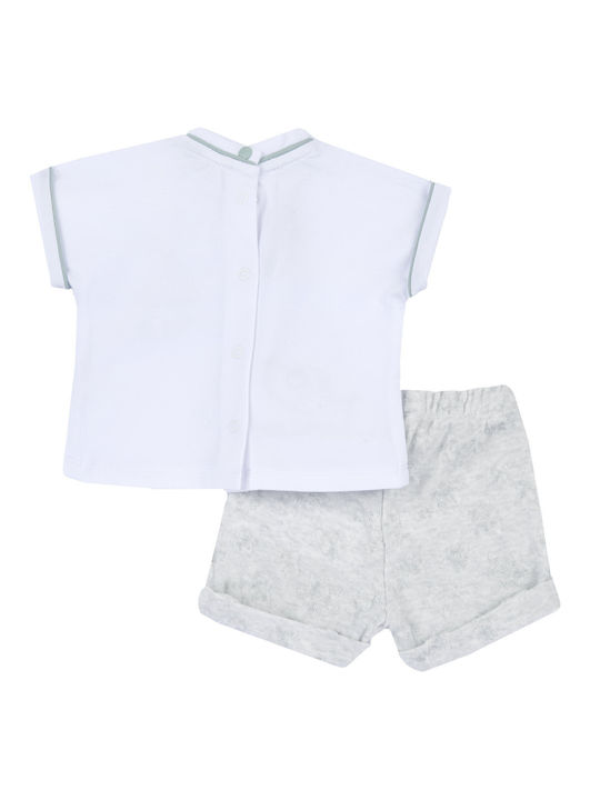 Chicco Kinder Set mit Shorts Sommer 2Stück gri