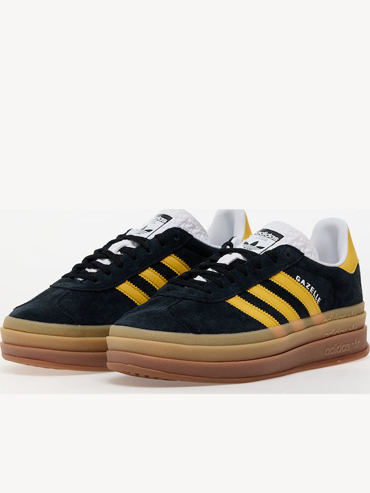 Gazelle Bold Γυναικεία Sneakers Core Black / Bold Gold / Ftw White