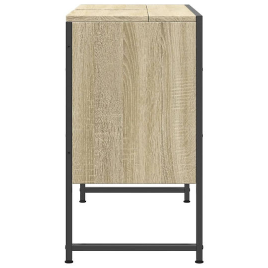 vidaXL Waschtisch ohne Waschbecken L80xB33xH60cm Sonoma Oak