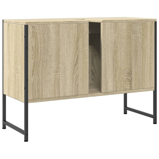 vidaXL Waschtisch ohne Waschbecken L80xB33xH60cm Sonoma Oak