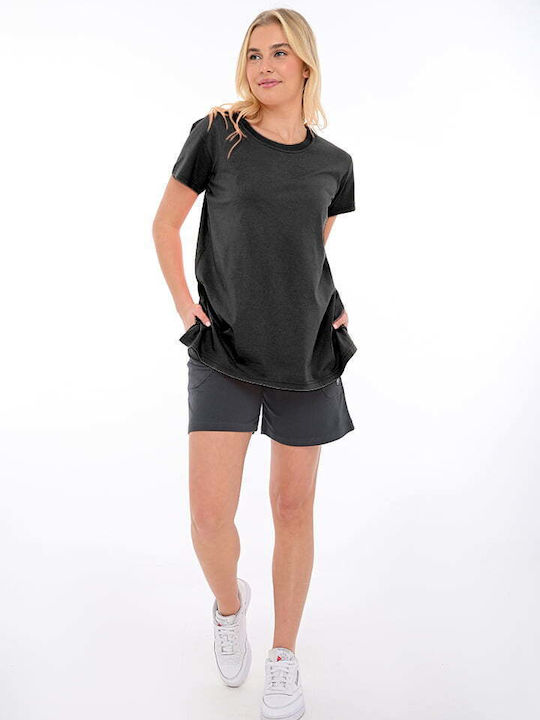 Bodymove Damen T-Shirt Schwarz