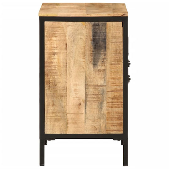 vidaXL Countertop with Sink L55xW35xH60cm Massif Wood