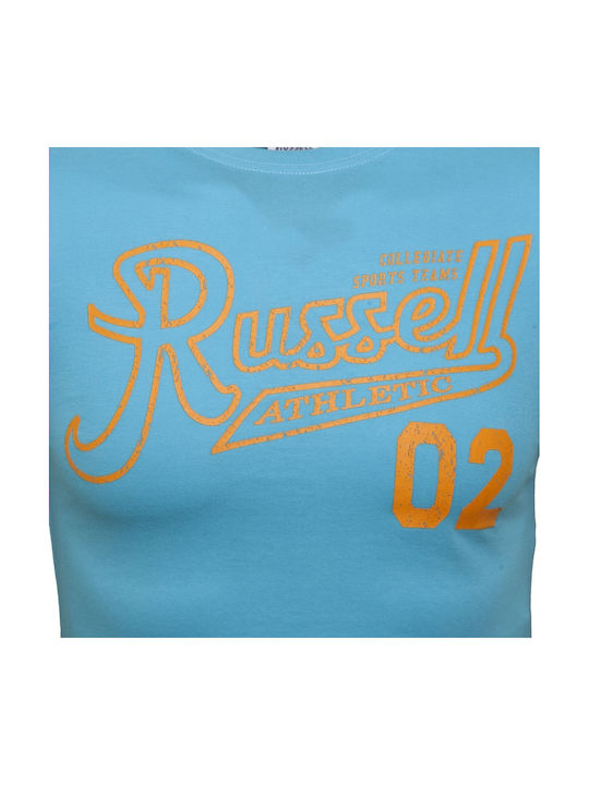 Russell Athletic Kids T-shirt Blue Curacao