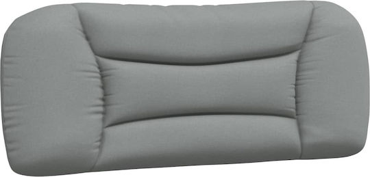 vidaXL Stoff-Kopfstütze Für Betten Helle Graue Farbe 100x48cm
