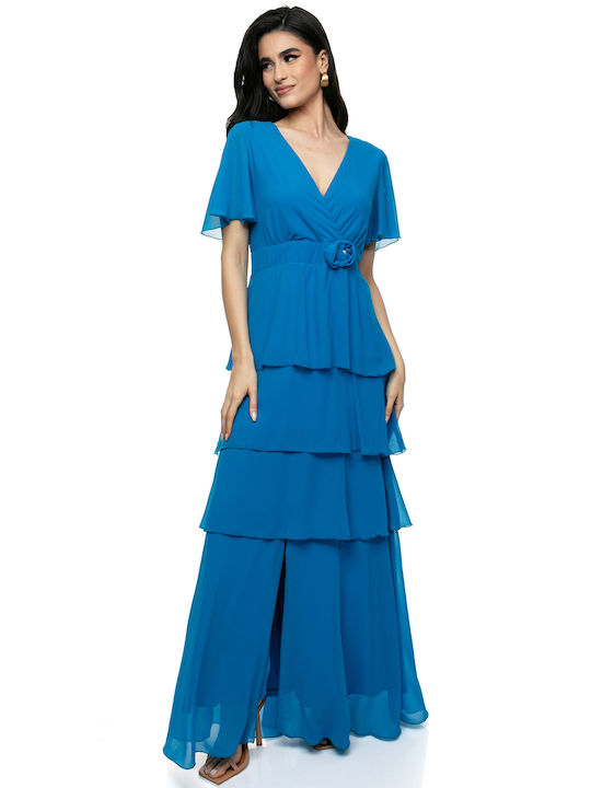 RichgirlBoudoir Summer Maxi Dress for Wedding / Baptism Blue
