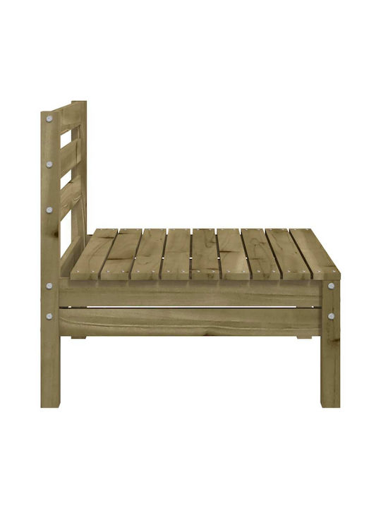 Canapea Cu Patru Locuri De Exterior Din Lemn 63x60x62,5cm