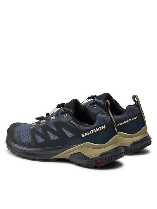 Salomon X Adventure Ανδρικά Αθλητικά Παπούτσια Γκρι Αδιάβροχα με Μεμβράνη Gore-Tex