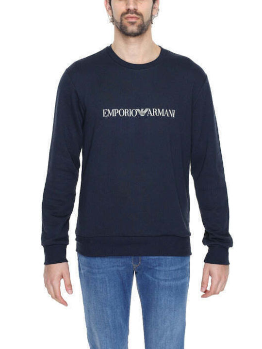 Emporio Armani Herren Sweatshirt Blau