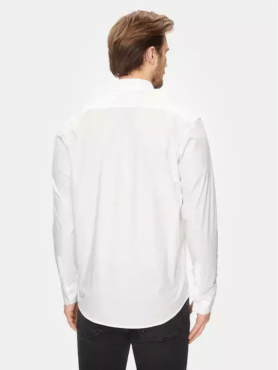 Langärmlig Hemd White