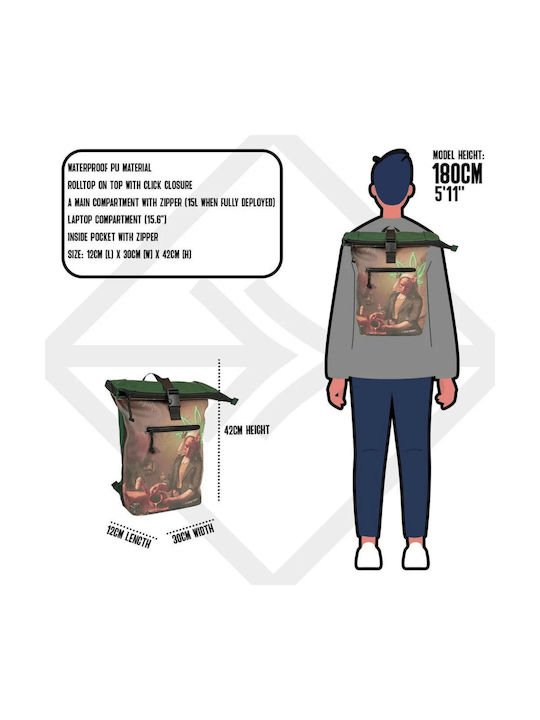 New Rebels Backpack Αδιάβροχο Πράσινο