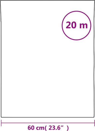 vidaXL Стикер Дисплей Пясъкоструене Gray 3206457 1бр