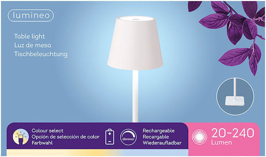 Lumineo Decorative Lamp White