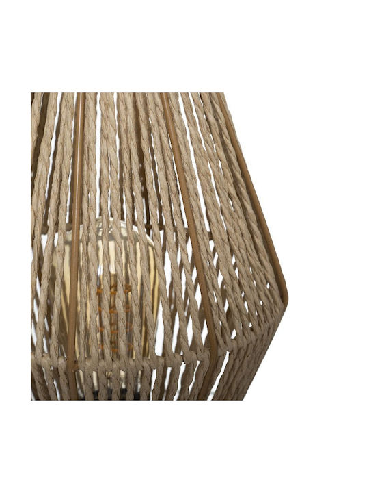 Pakketo Pwl-1108 Dekorative Lampe mit Fassung für E27 Lampe Beige