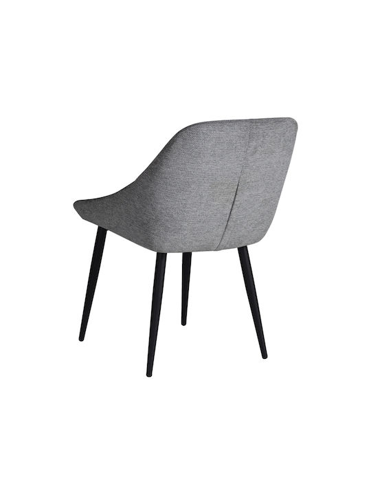 Dining Room Fabric Chair Light grey 56x63.5x82cm