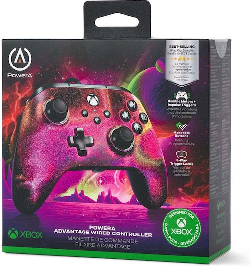 PowerA Advantage Ενσύρματο Gamepad για Xbox Series Sparkle