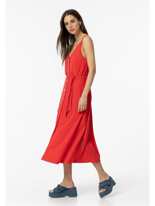 Tiffosi Φόρεμα Κόκκινο 10053878/506
