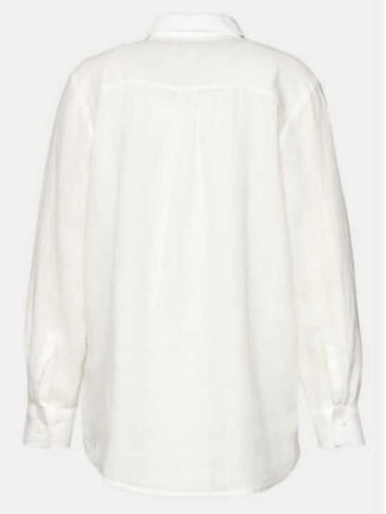 GAP Women's Long Sleeve Shirt White