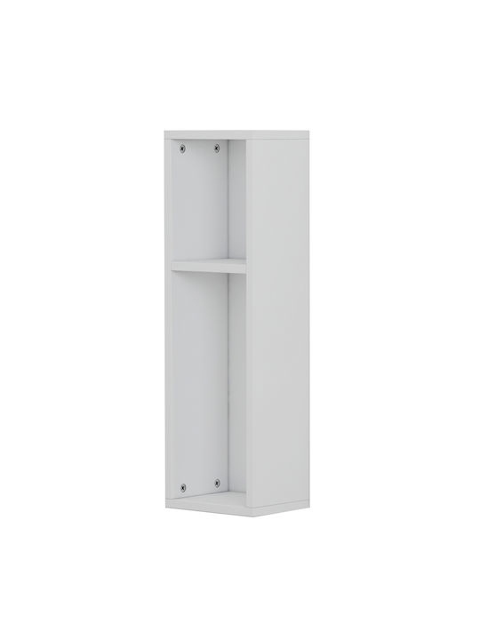 Κομοδίνο Bonen Ξύλινο Λευκό 20x15x65cm HM8936.11