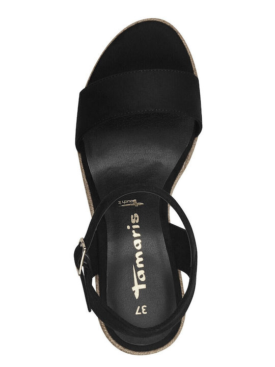 Anatomic Women's Ankle Strap Platforms Black