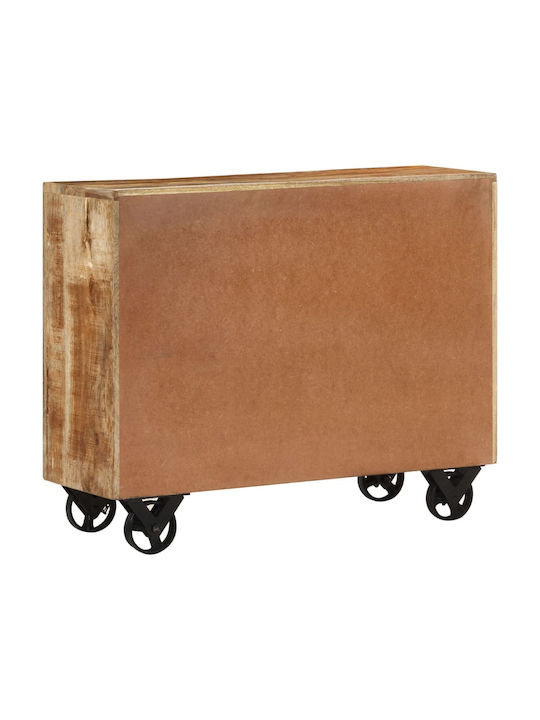 Sideboard made of Solid Wood with Drawers Brown 80x30x65cm
