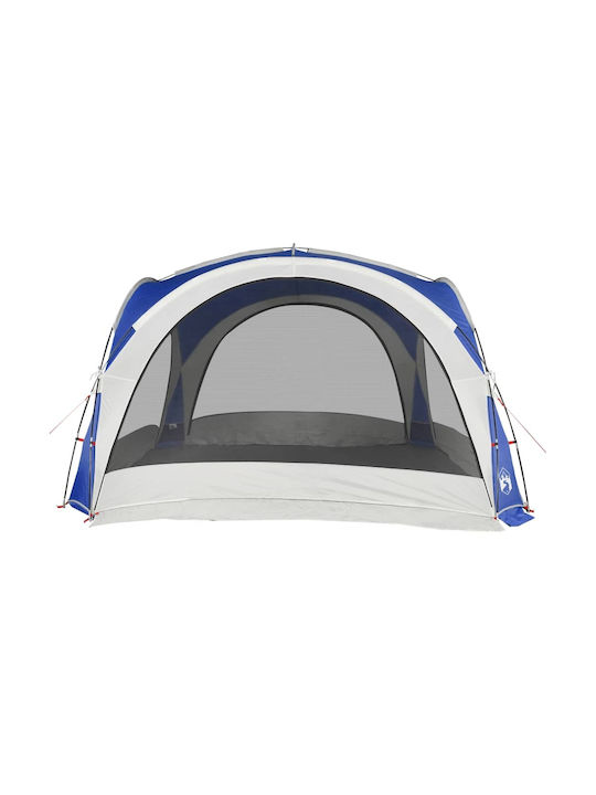 vidaXL Πτυσσόμενο Κιόσκι Κήπου Μπλε 3.6x3.6m