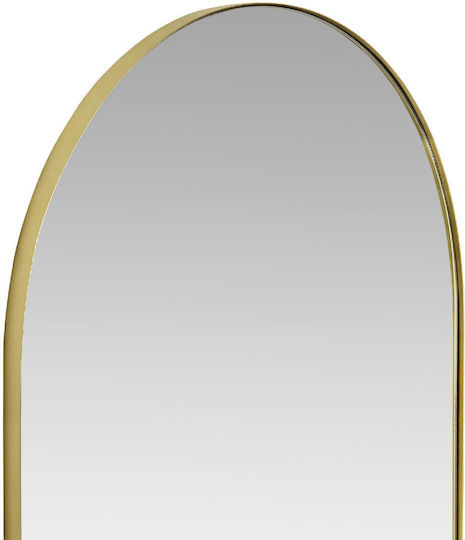 Andrea House Wandspiegel mit Gold Metallisch Rahmen 70x60cm 1Stück