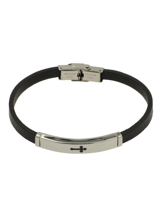 Q-Jewellery Herren Armband Handschellen aus Stahl