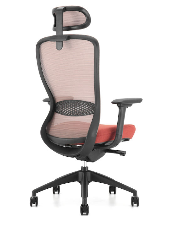 ErgoAction Action Chair VX Scaun De Birou Cu Brațe Reglabile Negru-Portocaliu