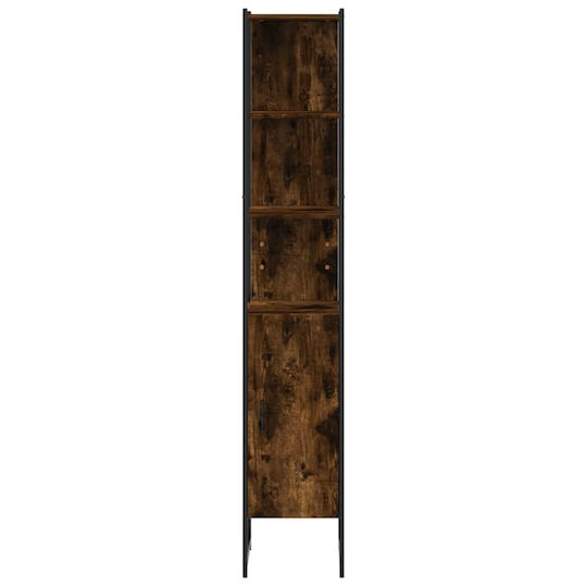 vidaXL Badezimmersäule Boden H33xB33xH185.5cm Eiche