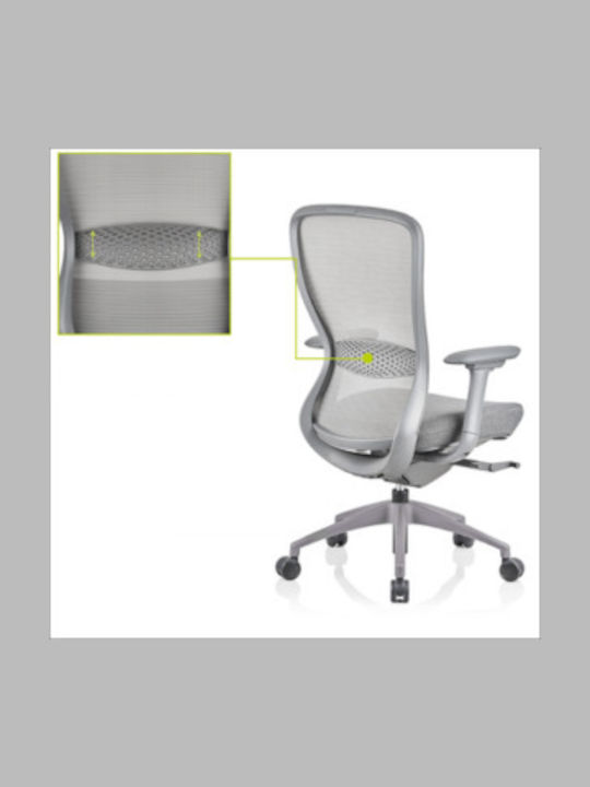 ErgoAction Action Chair VX Scaun De Birou Cu Brațe Reglabile Negru-Portocaliu