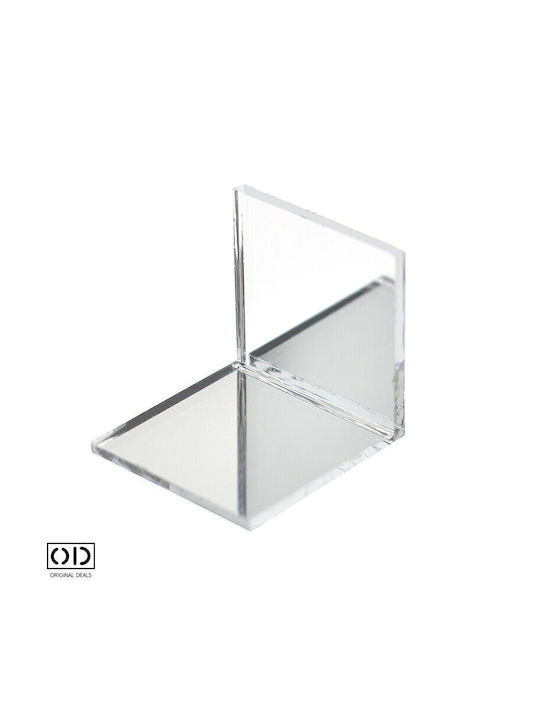 Adhesive Acrylic Mirrors For Interior Decor And Design, Set Of 100 Pieces In Square Shape, Size 4 X 4 Cm, Pvc, Original Deals