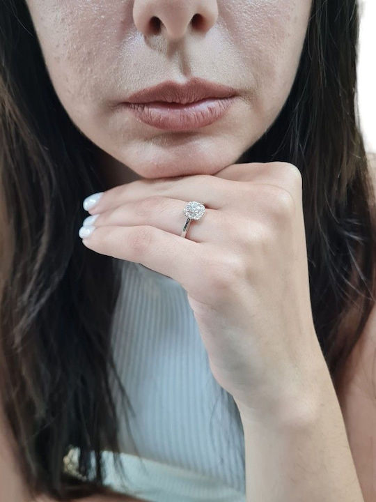 Mentzos Single Stone with Diamond