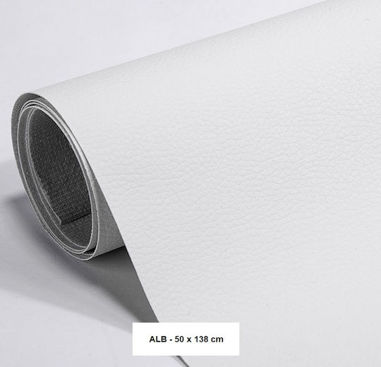 Țesătură pentru Mobilier Piele ecologică White