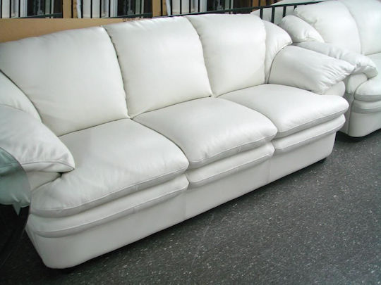 Țesătură pentru Mobilier Piele ecologică White