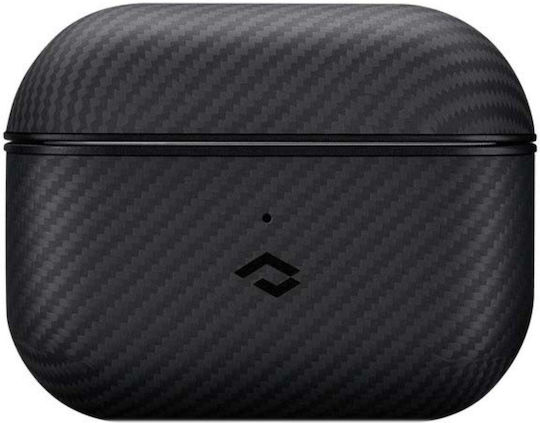 Pitaka Case Leather in Black color for Apple AirPods 1 / AirPods 2