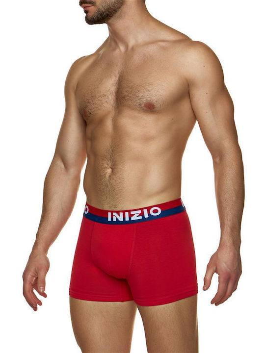 Inizio Men's Boxer Red