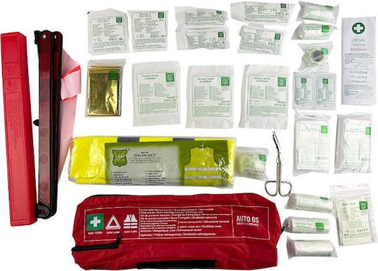 Feral Feral Auto-Notfall-Set mit Apotheke, Feuerlöscher, Warndreieck, reflektierende Weste & Handschuhe