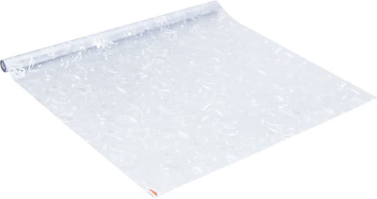 vidaXL Sticker Display Decorative Sandblasting 90cm x 5m Transparent Floral Design 155849 1pcs