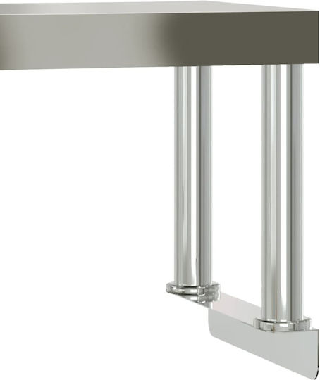 vidaXL Kommerzielle Stahlwerkbank M110xB55xHöhe120cm