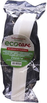 Ecocare Biodegradable Spoon Disposable Plastic 10pcs