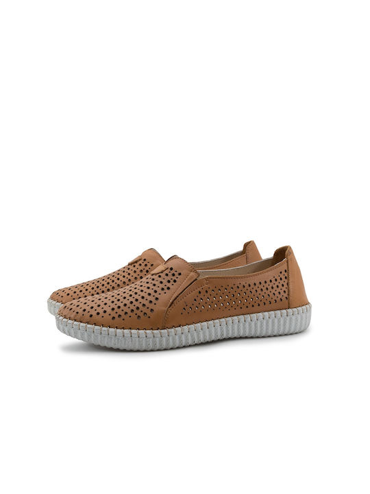 Aerostep Damen Loafers in Tabac Braun Farbe