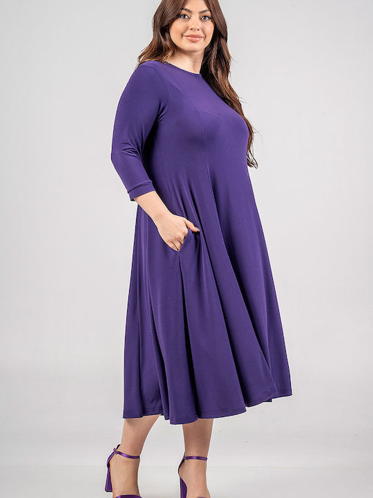 Lovesize Midi Rochie Violet