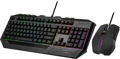 CoolerMaster Devastator III RGB Set Gaming Tastatur mit RGB-Beleuchtung & Maus (Englisch US)